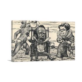 9'th Original Illustrations To Hunting Of The Snark (Type: Standard Framed Canvas Print, size: 24" x 16" / 60cm x 40cm (approx))