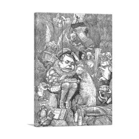 The Hunting Of The Snark (Type: Standard Framed Canvas Print, size: 24" x 16" / 60cm x 40cm (approx))